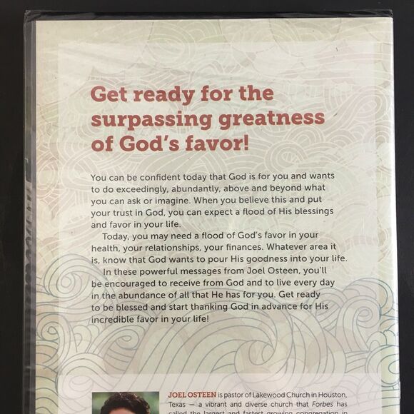 Joel Osteen DVD Lot (2) Seeds of Greatness Are in You~Flood of Favor~NEW Sealed - Picture 4 of 6